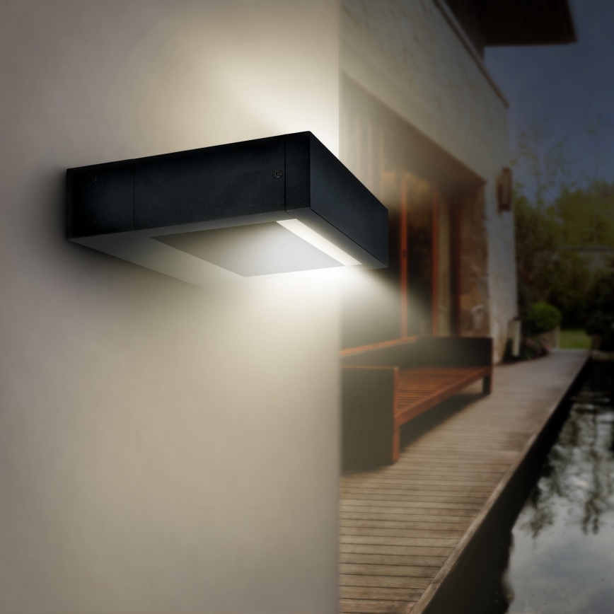 Brilagi - LED spoljašnje zidno svetlo RAGUSA LED/7W/230V 3000/4000/6000K crna IP54