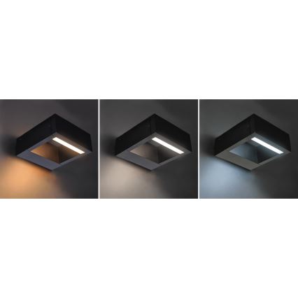 Brilagi - LED spoljašnje zidno svetlo RAGUSA LED/7W/230V 3000/4000/6000K crna IP54