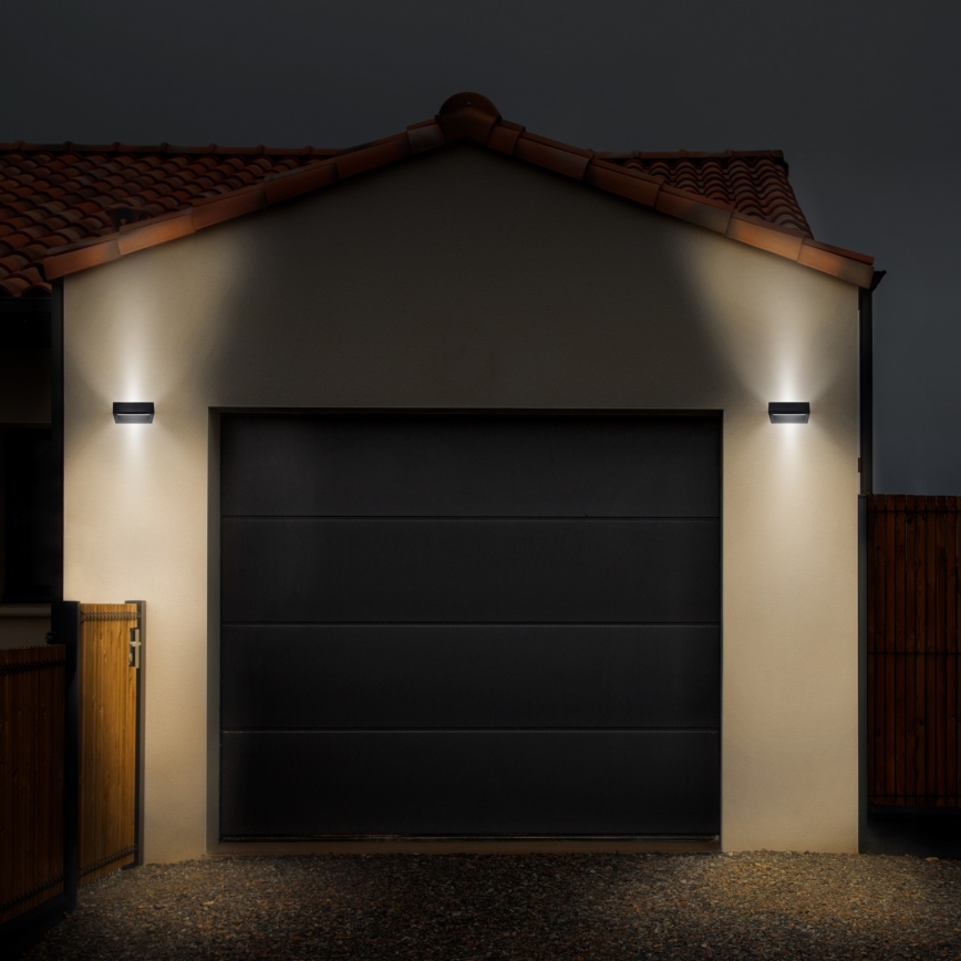 Brilagi - LED spoljašnje zidno svetlo RAGUSA LED/7W/230V 3000/4000/6000K crna IP54