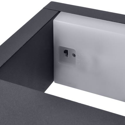 Brilagi - LED spoljašnje zidno svetlo RAGUSA LED/7W/230V 3000/4000/6000K crna IP54