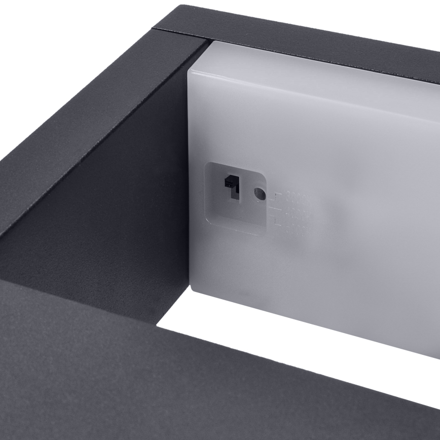 Brilagi - LED spoljašnje zidno svetlo RAGUSA LED/7W/230V 3000/4000/6000K crna IP54
