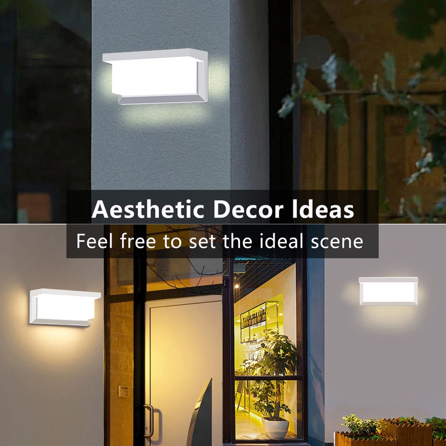 Brilagi - Spoljašnja zidna lampa BRICKY 1xE27/60W/230V bela IP54