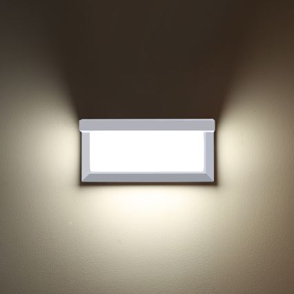 Brilagi - Spoljašnja zidna lampa BRICKY 1xE27/60W/230V bela IP54