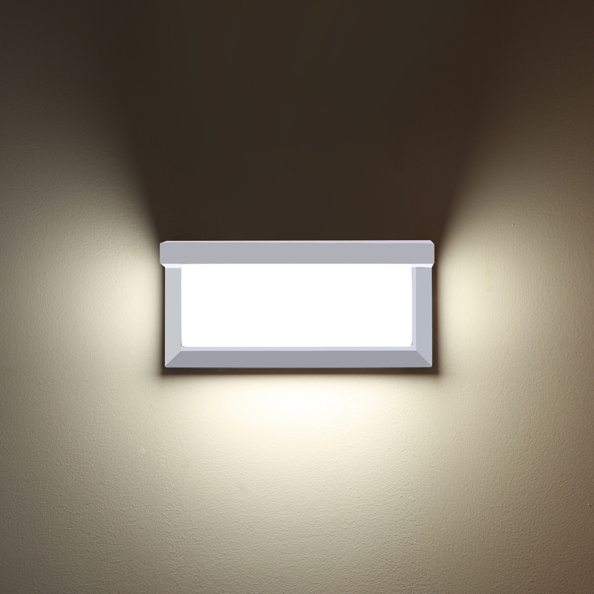 Brilagi - Spoljašnja zidna lampa BRICKY 1xE27/60W/230V bela IP54