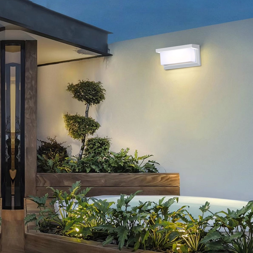 Brilagi - Spoljašnja zidna lampa BRICKY 1xE27/60W/230V bela IP54