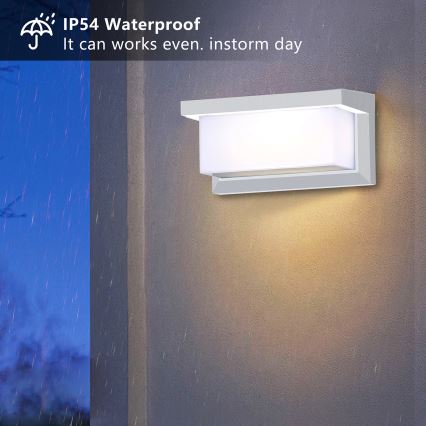 Brilagi - Spoljašnja zidna lampa BRICKY 1xE27/60W/230V bela IP54