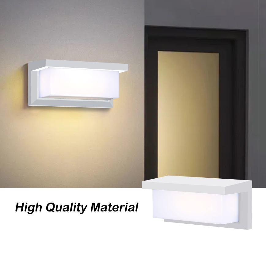 Brilagi - Spoljašnja zidna lampa BRICKY 1xE27/60W/230V bela IP54