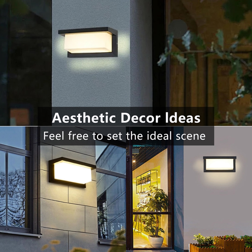 Brilagi - Spoljašnja zidna lampa BRICKY 1xE27/60W/230V crno IP54