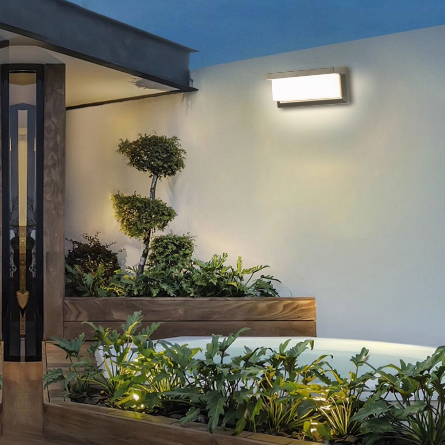 Brilagi - Spoljašnja zidna lampa BRICKY 1xE27/60W/230V sivo IP54