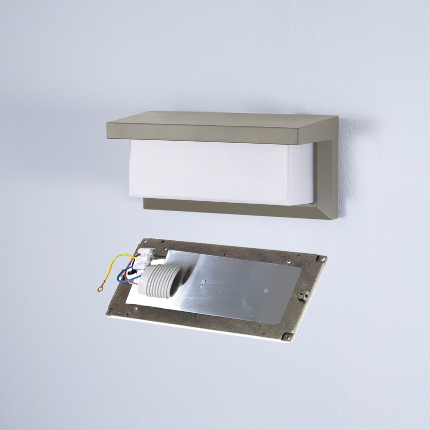 Brilagi - Spoljašnja zidna lampa BRICKY 1xE27/60W/230V sivo IP54