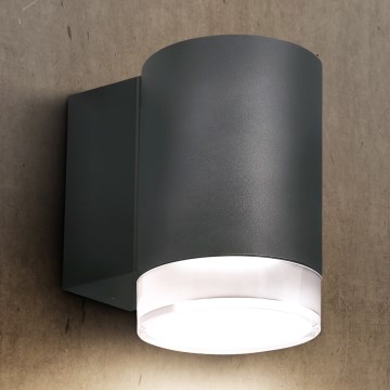Brilagi - Spoljašnja zidna lampa MATERA 1xGU10/30W/230V Antracit IP54