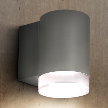 Brilagi - Spoljašnja zidna lampa MATERA 1xGU10/30W/230V sivo IP54