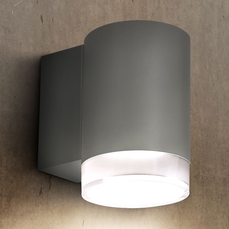 Brilagi - Spoljašnja zidna lampa MATERA 1xGU10/30W/230V sivo IP54
