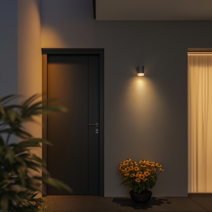 Brilagi - Spoljašnja zidna lampa MATERA 1xGU10/30W/230V sivo IP54