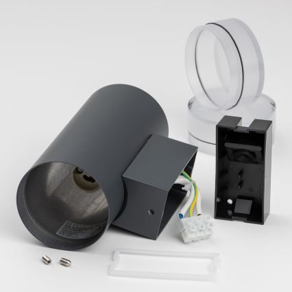 Brilagi - Spoljašnja zidna lampa MATERA 2xGU10/30W/230V Antracit IP54