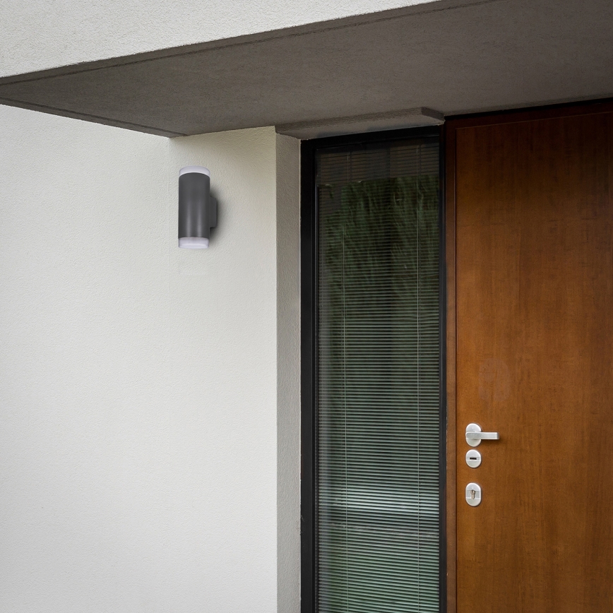 Brilagi - Spoljašnja zidna lampa MATERA 2xGU10/30W/230V Antracit IP54