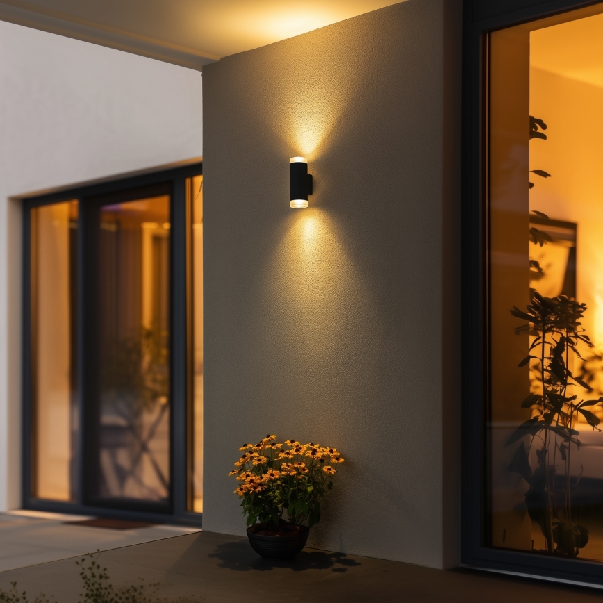 Brilagi - Spoljašnja zidna lampa MATERA 2xGU10/30W/230V IP54