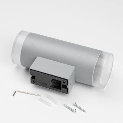 Brilagi - Spoljašnja zidna lampa MATERA 2xGU10/30W/230V sivo IP54