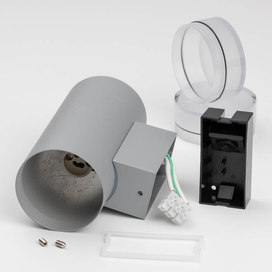 Brilagi - Spoljašnja zidna lampa MATERA 2xGU10/30W/230V sivo IP54