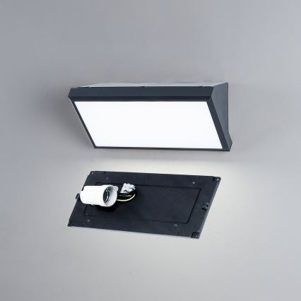 Brilagi - Spoljašnja zidna lampa TRIANGLE 1xE27/60W/230V Antracit IP65