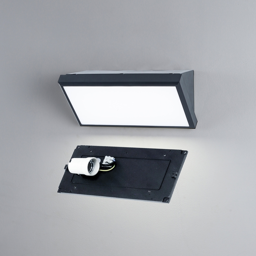 Brilagi - Spoljašnja zidna lampa TRIANGLE 1xE27/60W/230V Antracit IP65