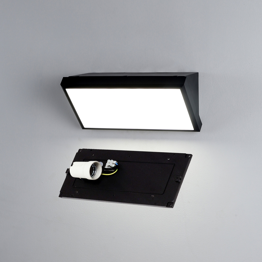 Brilagi - Spoljašnja zidna lampa TRIANGLE 1xE27/60W/230V crno IP65