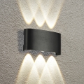 Brilagi - spoljašnje LED zidno svetlo FLAREBOX LED/6W/230V crna IP65