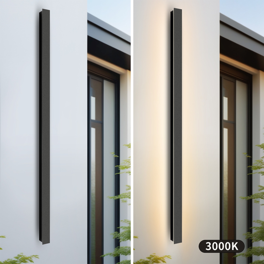 Brilagi - LED spoljno zidno svetlo LINEAR LED/32W/230V 3000K IP65 140 cm crno