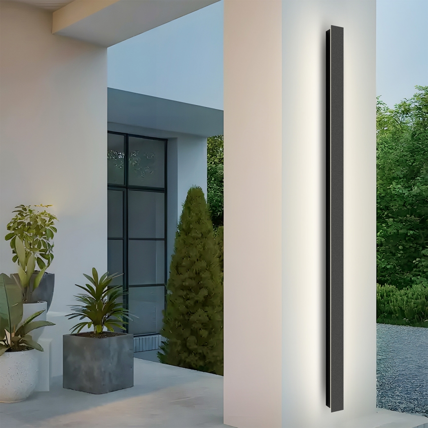 Brilagi - LED spoljno zidno svetlo LINEAR LED/32W/230V 3000K IP65 140 cm crno