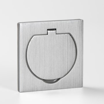 Brilagi - Spoljna ugradna podna utičnica IP55, mat hrom, kvadratna