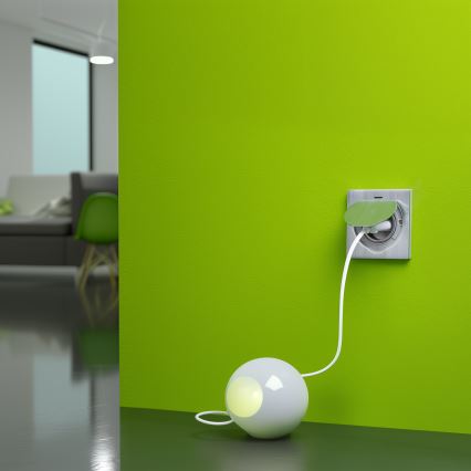 Brilagi - Spoljna ugradna podna utičnica IP55, mat hrom, kvadratna