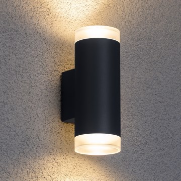 Brilagi - Spoljna zidna lampa MATERA 2xGU10/30W/230V antracit IP54