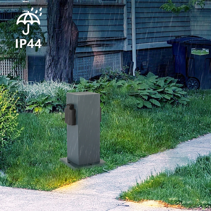 Brilagi - Spoljni stub sa utičnicama PILLAR 1Z 230V IP44 antracit