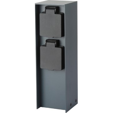 Brilagi - Spoljni stub sa utičnicama PILLAR 2Z 230V IP44 antracit