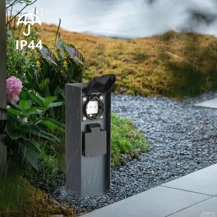 Brilagi - Spoljni stub sa utičnicama PILLAR 2Z 230V IP44 antracit