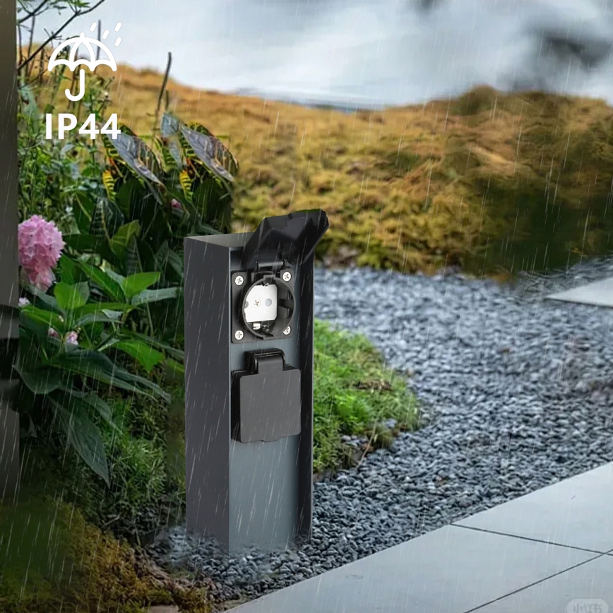 Brilagi - Spoljni stub sa utičnicama PILLAR 2Z 230V IP44 antracit