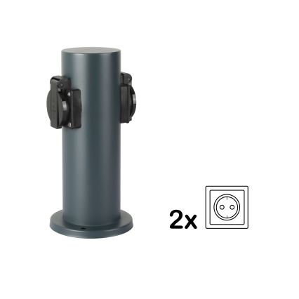 Brilagi - Spoljni stub sa utičnicama PILLAR 2Z 230V IP44 antracit
