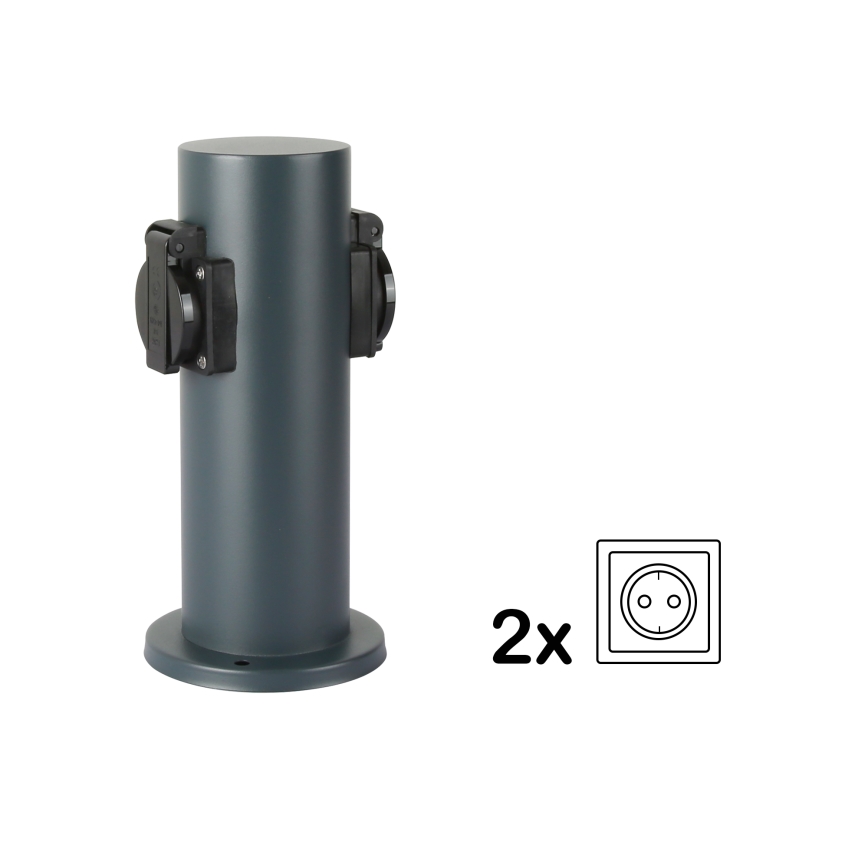 Brilagi - Spoljni stub sa utičnicama PILLAR 2Z 230V IP44 antracit