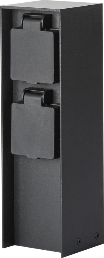 Brilagi - Spoljni stub sa utičnicama PILLAR 2Z 230V IP44 crno