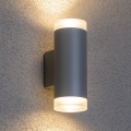 Brilagi - Spoljno zidno svetlo MATERA 2xGU10/30W/230V sivo IP54