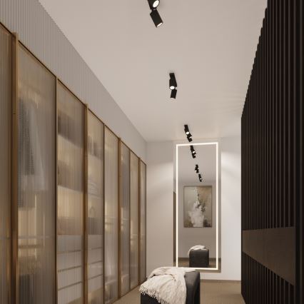 Brilagi - Spot svetiljka CRESTO 2xGU10/10W/230V crna