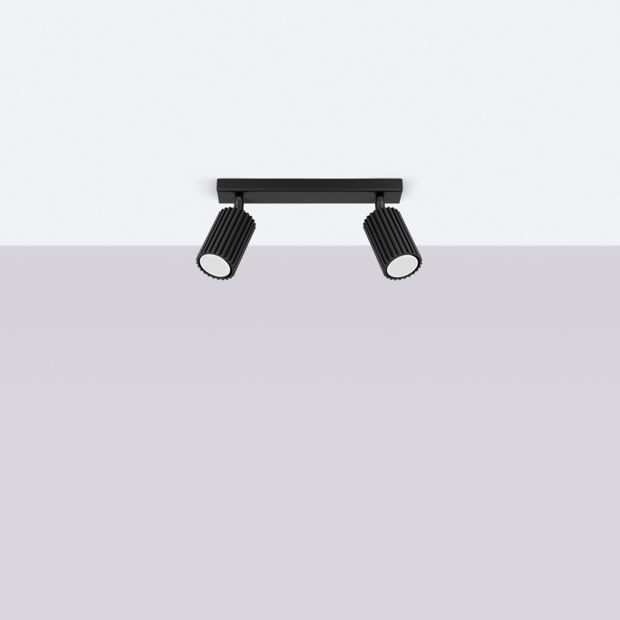 Brilagi - Spot svetiljka CRESTO 2xGU10/10W/230V crna