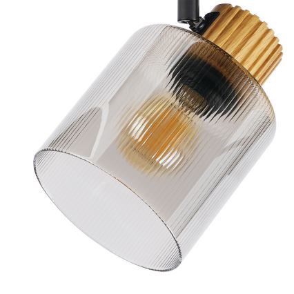 Brilagi - Spot svetiljka HYGGE 2xE14/15W/230V crna/dimljena