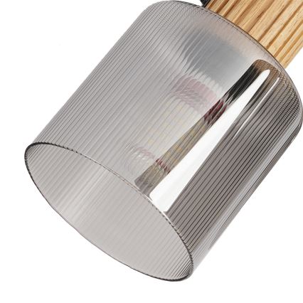 Brilagi - Spot svetiljka HYGGE 3xE14/15W/230V kaučukovo drvo/zadimljeno