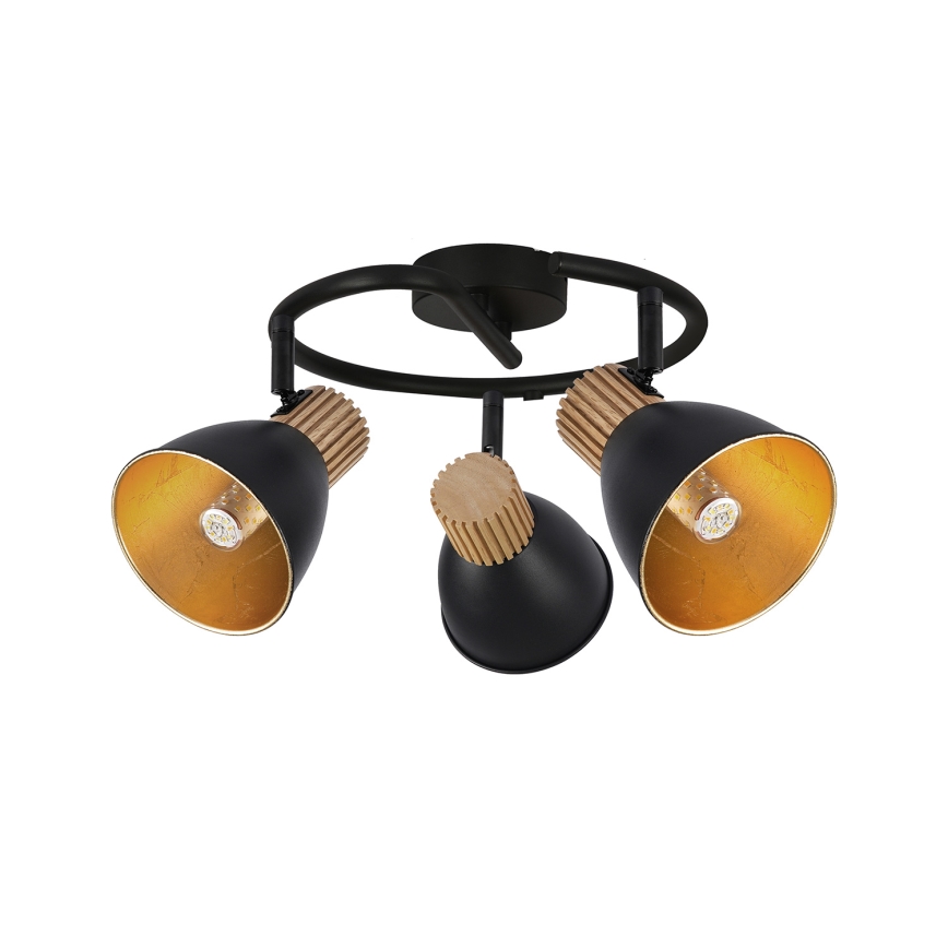 Brilagi - Spot svetiljka ODENSE 3xE14/10W/230V kaučukovo drvo/crna