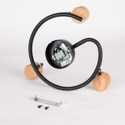 Brilagi - Spot svetiljka ODENSE 3xE14/10W/230V kaučukovo drvo/crna