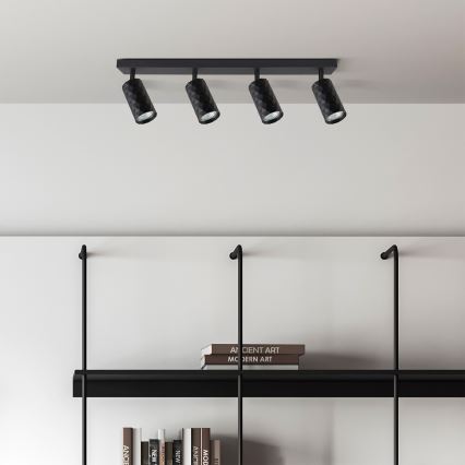 Brilagi - Spot svetiljka SELE DIAMANT 4xGU10/30W/230V crna