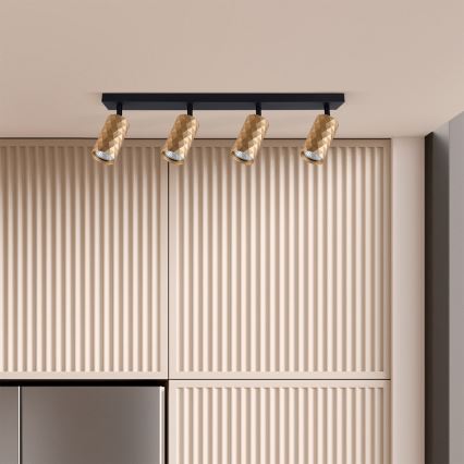 Brilagi - Spot svetiljka SELE DIAMANT 4xGU10/30W/230V zlatna