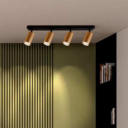 Brilagi - Spot svetiljka SELE DIAMANT 4xGU10/30W/230V zlatna