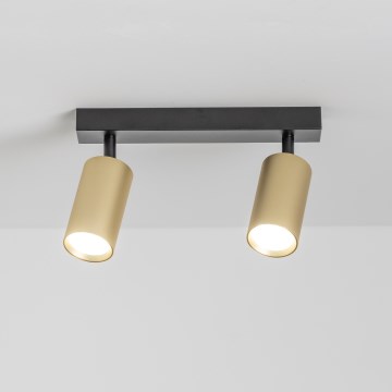 Brilagi - Spot svetiljka SELE GOLDEN 2xGU10/30W/230V crna/zlatna